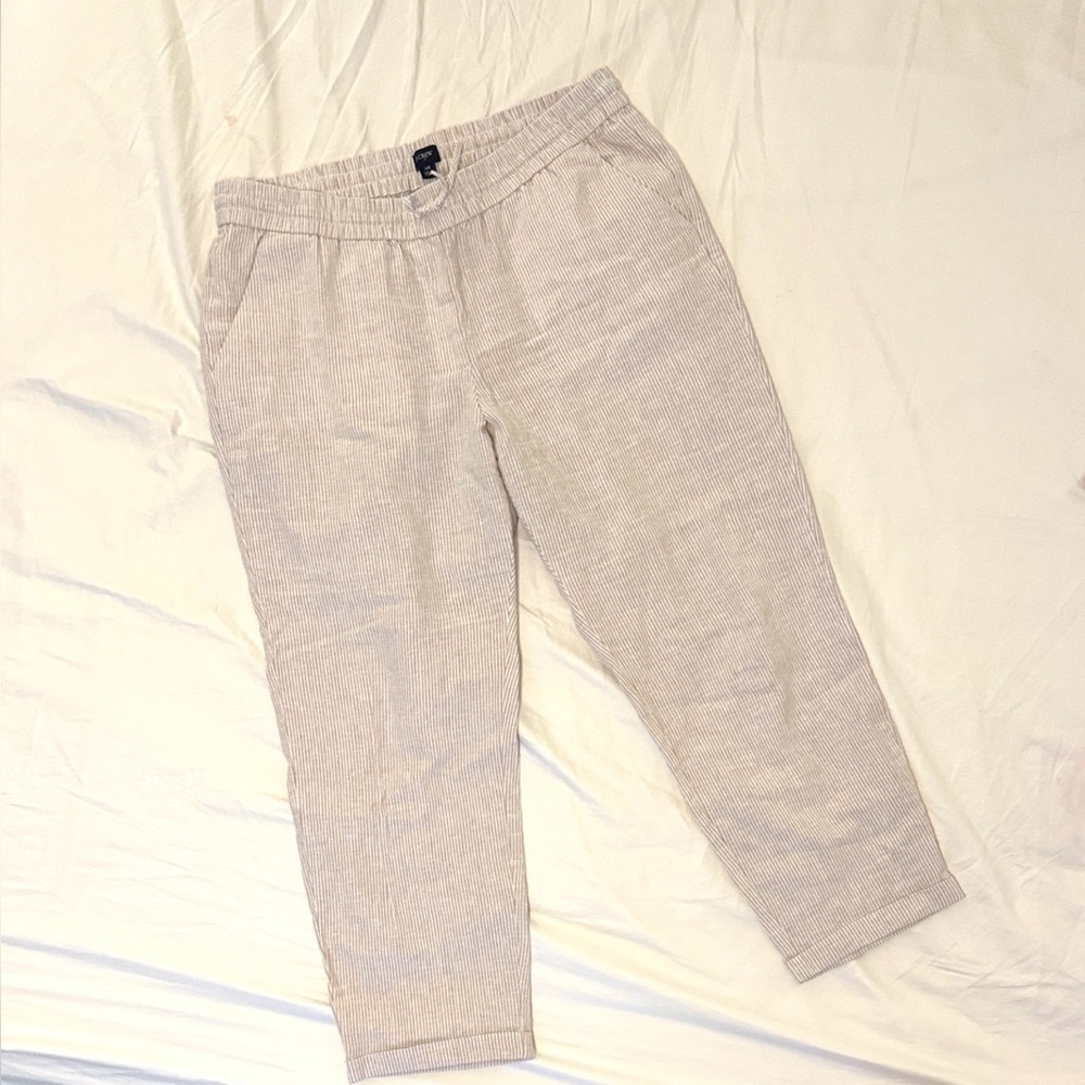Linen Cotton Blend Drawstring Pant Style AY192